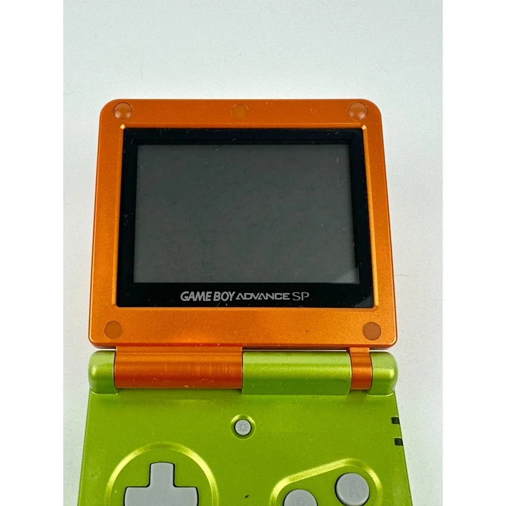 Nintendo Game Boy Advance SP GBA SP Lime Green & Orange Shrek Edition Tested